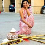 Lahari Shari Instagram - May this first festival of the year bring new happiness and good luck in your life.❤️ Designer and Stylist : @adamohyd #happysankranti #festival #happykanuma #happyday #positiveenergy #lifeisgreat #loveit Hyderabad