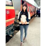 Lahari Shari Instagram - The mountains are calling and I must go…🏔🏔 Next stop, adventure....❤️ #toytrain #toytrainshimla #vacationmode #lifeisajourney #lovemylife #happysoul #positive