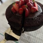 Lena Kumar Instagram – Strawberry-dark chocolate cake …. By @tinamohankumar 
#birthday #cake #celebrations #live #life #joy #love #strawberry #chocolate #❤️ pic @mohankumarthathampilly