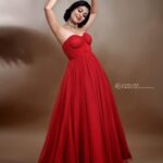 Leona Lishoy Instagram - When in doubt, wear red! Photography: @avinashchoochiphotography Concept & styling: @rashmimuraleedharan Jewellery: @lakshmijewellery916 Costume: @paris.pret Hair&makeup: @femy_antony__ Retouch: @suveeshgraphiccyanide