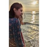 Leona Lishoy Instagram - Beneath the sunlight’s glow ✨ . . 📸 @iambobbyeric #sunrise #chennaimornings Kovalam, Tamil Nadu, India