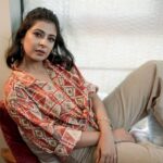 Leona Lishoy Instagram - September reminder! It’s okay to not have it figured out yet. Chill :) Photography : @nostalgiaevents.in Coordination : @pin.social Styling: @drape_stories_ Mua : @makeupartist_jyotibutola Location : @verandahstore