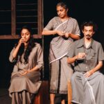Leona Lishoy Instagram - Molly chechi and ‘a very normal family’ 🤎 . . World theatre day reminded me of this team and that day on stage! Missed @thethirdeyeofsanjaya , @arvindvenu and @theprawncis in the pics :( 📸 @sk_abhijith Play @averynormalfamily #avnf