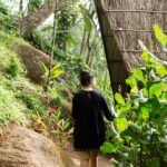 Leona Lishoy Instagram - Seriously into nature🌿 . . 📸 @prathishm 👗 @sonia_chacko__ Tulsi Village Retreat