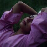 Leona Lishoy Instagram - She wandered with a soothing heart, Chasing the warmth of a cold winter dusk, Putting the reckless to rest. . . 👗 @verandahstore Video @off_beat___ Edit @athuullll Styling @sonia__chacko Photography @prathishm #reels