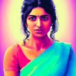 Lisha Chinnu Instagram - Following d trend..!!!! Pick your favourite look 👀 . . . #ai #aiart #trending #lookstyle #different #paint #chennai #contentcreator