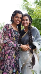 M.M. Manasi Instagram - #EnSwara Promotions 🌸

📸 - @trendy_captures24
👗 - @magizham_boutique
Stylist - @ishita.108 
Location - @aram.space

#mmmanasi #mmmonissha #m3original #m3sisters #floral
#happiness #sistergoals #sistersquad #smile #dress #unfiltered #reelsinstagram #reeloftheday
