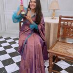 M.M. Manasi Instagram - Hearty congratulations for receiving “Spotlight of the year 2023” … Styled @manasimm in our triple layered ruffle net blouse for @she_awards …. @she_india @fineshinejewels @thepallushop Chennai, India