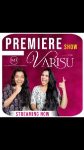 M.M. Manasi Instagram - It was a day to remember.  I'm sure you can see the excitement on our faces.
Thankyou so much @otfc.official for inviting us to the Varisu Premiere Show to enjoy the film with all of you ♥️We are extremely grateful.

Thankyou so much @directorvamshi for making me the voice of Our National Crush  @rashmika_mandanna ♥️♥️♥️ and @monisshamm
- the voice of @kikivijay11♥️

Trailer cut by @maruthi_editor 🙏

The link to the full YouTube video is in my Bio♥️

#Varisu #VarisuPremiereShow #Reels #DubbingUpdate #Reel #reelitfeelit #Vaarasudu #Telugu #Ranjithame #ThalapathyVijay