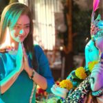 Madalsa Sharma Instagram - May this festive occasion bring along many more smiles and many more celebrations for you all. ✨ Ganpati Bappa Morya❤️ @directorskutproduction #ganpatibappamorya #ganeshchaturthi #bappa #bappamorya #festive #love