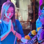 Madalsa Sharma Instagram - May this festive occasion bring along many more smiles and many more celebrations for you all. ✨ Ganpati Bappa Morya❤️ @directorskutproduction #ganpatibappamorya #ganeshchaturthi #bappa #bappamorya #festive #love