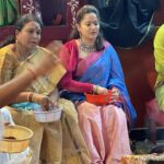 Madhavi Latha Instagram - Sri prathyangira parameswari Temple #kurthalapeet #near dilsuknagar … it was a beautiful Homam …on full-moon day