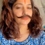 Madhavi Latha Instagram - Haha This is Too funny but the sri krishna deva rayala meesam is ultimate #meesam