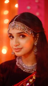 Malavika Krishnadas Instagram - Navratri  fun specials🌝 ✨

Couldnt hold my excitement for these  magical moments💃🥳.

Cant thank you both enough for helping me execute what I had in mind🥹❤️💯 @makeupartist_jyotibutola @shone_sibi 

Makeup courtesy💄: @makeupartist_jyotibutola ❤️
Video credits🎥: @shone_sibi @portraits_by_shone 
Direction : Njyaan 😂🫣

What great fun shooting with these two😂❤️💯

#getgarbaready #majamaonprime @amazonprimemusicin @sonymusic_south @sonymusicindia @primevideoin #boompadi @shreyaghoshal @madhuridixitnene @souumil_ds @iamkrutimahesh @barkhasingh0308 @srishti.shrivastava21 @bhaiyajiismile @nicoleconcessao #amazonprimemusic 
#navaratri #navaratrispecial #garba #garbadance #garbareels 

Location: @mudhradancestudio 
Costume : @glanzcostumes