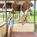 Malavika Krishnadas Instagram – 🦒🫶🏻
.
#safari #giraffelove #thailand