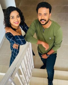 Mareena Michael Kurisingal Instagram - It was so much fun working with you @mareenamichaelkurisingal 
Thanks for the support u gave me ❤️ 
#newmovie #shootingmode #shoot #happiness #malayalamcinema #cinema #arun #marinamichaelkurisingal #actorarun