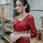 Meenakshi Anoop Instagram - Glimmer of red❤ Stylist and designer : @doms.2010 Costume: @western_lady_ Hair: @rathybaiju_mua jewellery: @anokhi_priyakishore Photography: @creative___media_ #style #happy #photo #life #nature #insta #cute #viral #likesforlike #model #music #travel #memes #explorepage #liker #girl #explore #selfie #india #beauty #k #lfl #trending #likeback #following #loveyourself #lifestyle #tiktok #photoshoot #photographer