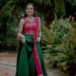 Meenakshi Anoop Instagram - Sparkle 🦋 Stylist and designer : @doms.2010 Costume: @threadnneedle_official jewellery: @anokhi_priyakishore Photography: @FOTOGRAPHERJP
