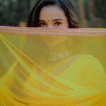 Meenakshi Anoop Instagram - I know you love my 👀🙈 Stylist and designer : @doms.2010 Costume: @threadnneedle_official Jewellery: @anokhi_priyakishore Photography: @fotographerjp