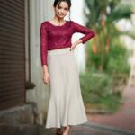 Meenakshi Anoop Instagram - 🕊 Stylist and designer : @doms.2010 Costume: @western_lady_ jewellery: @anokhi_priyakishore Photography: @imagiophotography_official