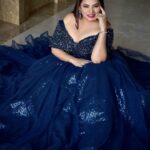 Megha Dhade Instagram - About last night 💙🦋 Outfit - @dor_dressonrent Hair - @shardapal12345