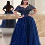 Megha Dhade Instagram - Felt like a Princess 🦋💙 Outfit- @dor_dressonrent Hair - @shardapal12345