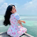 Mirnalini Ravi Instagram - Paradise 🏝 @southpalmresort 🐚 PC @shaari_ 📸 Wearing @clothedwithsky South Palm Resort Maldives