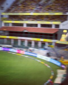 Mirnalini Ravi Instagram - The CHEPAUK 💛🔥🥹
#CSKvsMI 🦁