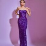 Mithila Palkar Instagram - Filmfare Night 💜✨ Gown @dollyjstudio Earrings @varunadjani Bracelets @dhanrajjewellers Ring @shealuxejewels Styling @shreejarajgopal Style team @nandinijain05 Glam @sahithya.shetty Hair @hairbyseema Photographer @mohitvaru #Filmfare2023