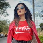 Monica Khanna Instagram - "On Fridays i wear Red"...... Wearing. -@the_tees_store_ 📷-@jerrypundkar #tshirt #fashion #tshirtdesign #tshirts #style #clothing #streetwear #moda #kaos #shirt #design #hoodie #apparel #love #clothes #clothingbrand #ootd #jeans #art #onlineshopping #kaosmurah #shopping #instagood #tee #mensfashion #like #tees #tshirtprinting #hoodies #tshirtshop Mumbai, Maharashtra