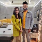 Monica Khanna Instagram - Hello SKY!!! ............................................................... ............................................................... ............................................................... (Already mentioned before how Cool, Terrific, Stunning,Happy, Amazing, Astounding, Awesome this Human is.....) BEST WISHES MANAGER 😎 #sky #suryakumaryadav #tvc #pintola #kindhuman #happysoul India