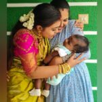 Mridula Vijay Instagram - Cheriyama and yamikutty is waiting for kulukuluu 😍❤️ #7thmonthfunction @parvathy_anuz @yamikaarun_official