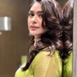 Mrunal Thakur Instagram - Good hair day 🥰 Outfit - @devnaagri Jewellerry - @ishhaara @ascend.rohank Footwear - @fizzygoblet Styled by - @sheefajgilani Assisted by - @astha_kothari @kashishsinhaaa Makeup by @missblender Hair by @deepalid10