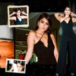 Mrunal Thakur Instagram - Black and bold 🖤 Hair: @deepalid10 assisted by @vidushiparashar18 Makeup: @missblender assisted by @im_shilps Styled by: @sheefajgilani assisted by @astha_kothari @kashishsinhaaa @yashasvi_mehlawat Ear cuff: @tuula.jewellery Footwear: @stevemadden Photographer: @gltch.in