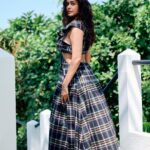 Mrunal Thakur Instagram - Well plaid @sheefajgilani. Still can't get over this outfit 🤪 Outfit - @howwhenwearclothing @vblitzcommunications Styled by - @sheefajgilani Assisted by - @astha_kothari @karenavinaik