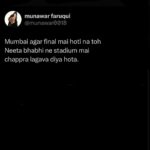Munawar Faruqui Instagram - 💔😭 #ipl2023