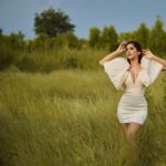 Nabha Natesh Instagram - Flexing my etheric wings ! 🦋 : : : : Photography: @shreyansdungarwal Outfit - @misspap Stylist - @sandhya_sabbavarapu x @n.suprajareddy Styling team - @team_sandhya @rashmi_angara @thumu_bhavana