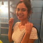 Namita Krishnamurthy Instagram - Screw main character energy, just gimme dainty flower girl in the pizzeria energy 🌸 Top thrifted from @daisiebeestore 🐝 #flowersinmyhair #curlyhairdontcare #rainyday Nolita Pizzeria