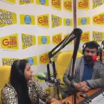 Namitha Instagram - Live from Radio Gilli 106.5 FM Dubai #bowwow #animal #love #survival #thriller #dubai #radio UAQ, United Arab Emirates