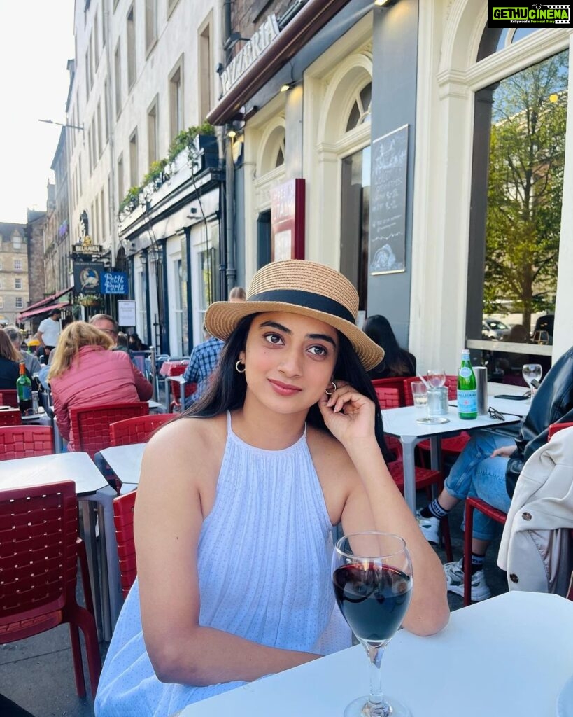 Namitha Pramod Instagram - Love from Edinburgh ♥️ 👗: @lisdesigns.in City of Edinburgh