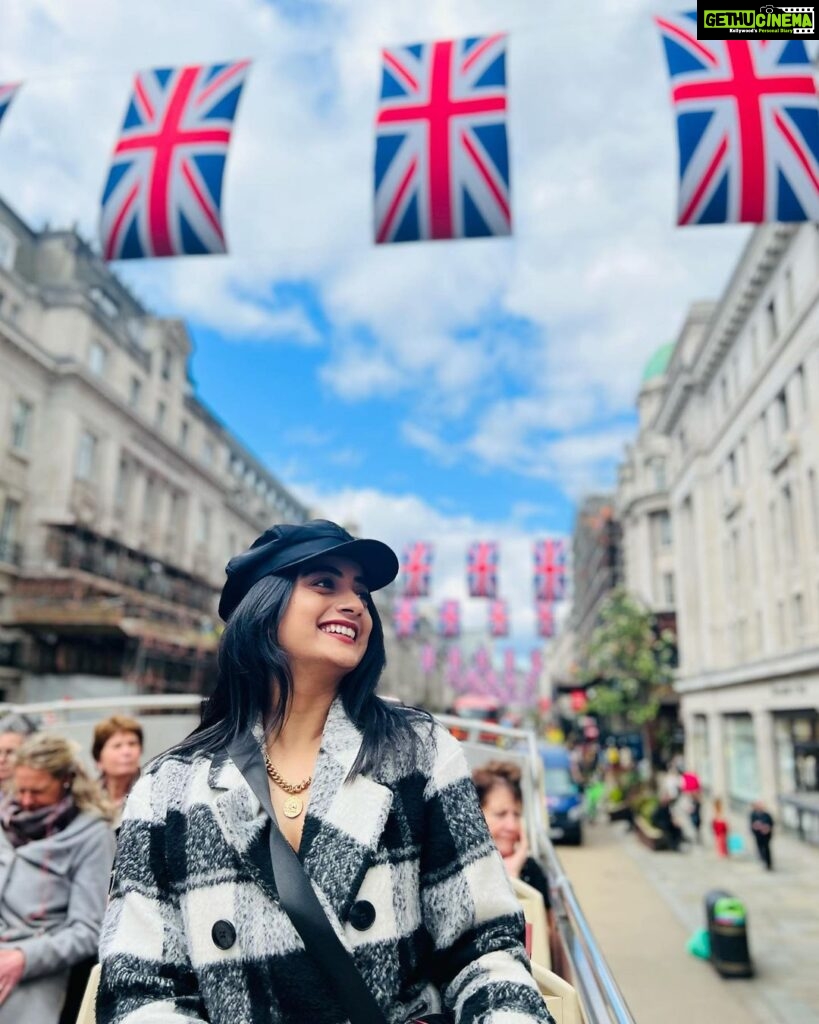 Namitha Pramod Instagram - From London with love ♥️ Dress : @lisdesigns.in London, Unιted Kingdom