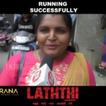 Nandha Durairaj Instagram - The High Octane Entertainer Wins Audience Applause 💥 Watch #Laththi at your nearest Theatres 💫 Book Your Tickets 🎟️ tinyurl.com/BMSLaththi #LaththiRunningSuccessfully @VishalKOfficial @TheSunainaa @nandaa_actor @RanaProduction0