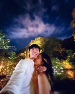 Narelle Kheng Instagram - Here’s to our life ~🤍💍🍾♾️