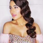 Nargis Fakhir Instagram - Pretty in pink 💖 . . . . . . . . . #pink #pretty #makeup #hair MUA by @ashima.kapoor Hair by @hairbysantosh Dress by @meeamifashion India
