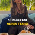 Nargis Fakhir Instagram - 59 Seconds With Bollywood Star @nargisfakhri ! 😍 . . . . . . . #nargisfakhri #bollywood #iftar #dubai #celebrity #dubailife #curlytales #curlytalesme #rapidfire