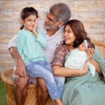 Neelima Rani Instagram - To our world happy Father’s Day Appa😍😍😍 we love you! You are the best appa by #ADITI ESAI #ADVAITA ESAI #fathersday #love #happy #blessed