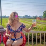 Neha Bhasin Instagram - Some more kombucha please 🫶 Mini vacay on my mind 🌊☂️🏖⛱️👙 #nehabhasin