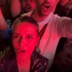 Neha Dhupia Instagram - #Doyouknow … this is the song my love @angadbedi serenaded me with … over 4 and a half years later this is us in the fan pit of a rock concert dancing to the same tunes and loving every bit of it … #datenight done right @diljitdosanjh thank you for being a part of our love story #dosanjawala ♥️🕺🏿 Jio World Garden