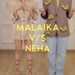 Neha Dhupia Instagram - When two BFFs meet, the shenanigans begin! Wanna know more? Catch us in #HotstarSpecials #MovingInWithMalaika now streaming Mon - Thu 8pm only on @disneyplushotstar #MIMonHotstar #MovingInWithMalaikaOnHotstar @banijayasia @deepak30000 @mrinalinni @shyamrathi1411 @banijaygroup @balangirish @sageinsta @khuzema_kezer
