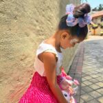 Neha Dhupia Instagram - The many moods of being Mehr … u inspire me everyday our doll … stay cool , stay calm , stay confident .. the world is more fun outside the box 📦 ♥️ #ourbabygirl #mehrdhupiabedi @angadbedi @mehrdhupiabedi #mystylishgirl
